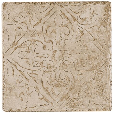 Cerdomus Pietra d'Assisi Decori BR 1-4 Beige 20 x 20 cm