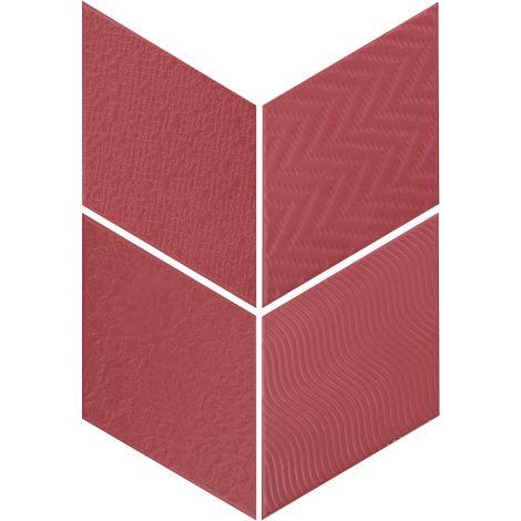 Equipe Rhombus Red 14 x 24 cm