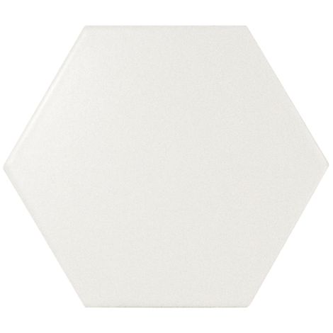 Equipe Scale Hexagon White Matt 12,4 x 10,7 cm