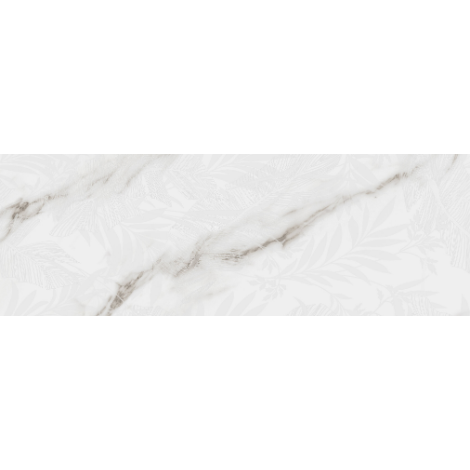 Fanal Carrara Leaves White Gloss 31,6 x 90 cm