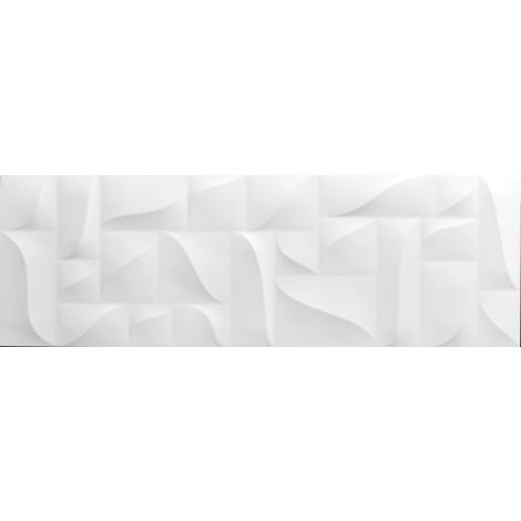 Keraben Superwhite Geometric Gloss 30 x 90 cm