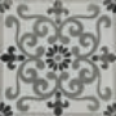 Castelvetro Cementine Tappeto C Bianco E Nero 20 x 20 cm