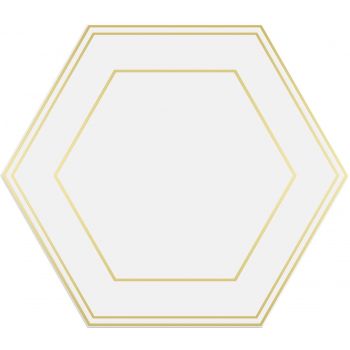 Dune Hexaline Comb White 21,5 x 25 cm